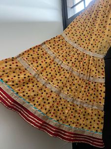 Beautiful Yellow Floral sharara set