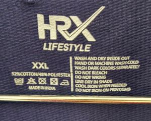 HRX Navy Blue Sleeveless Vest