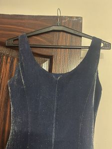 Elegant Navy Blue Gown