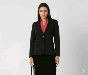 Park Avenue Women Black Business Formals Coat