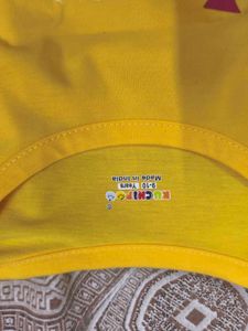 Cute Yellow Zebra Long Sleeve T-Shirt 8-9 years