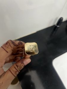 L'Oreal Gold Lipstick - blood red