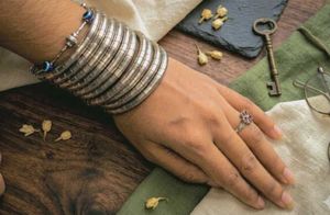 Set of Vintage Tribal Bangles