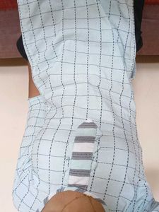 cyan kurta for daily college styling