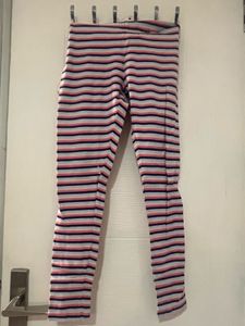 Striped Ankle Length Leggings