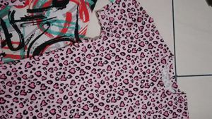Girls' T-Shirt Bundle (3 Items) Combo
