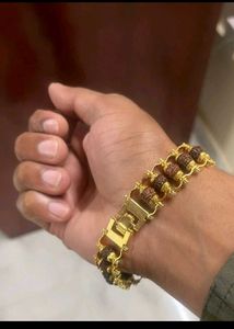 Authentic Rudraksha Bracelet Gold Plated