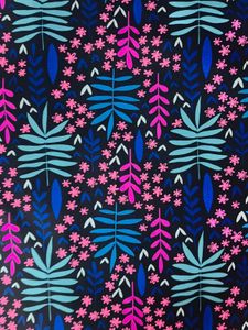 medium size Stylish Men's Blue Floral Print Shirt