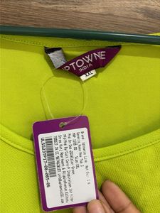 Bright Green Long Sleeve Crop Top