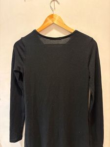Black Imported  Mini Dress