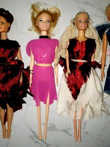 Set of 5 Fashion Dolls