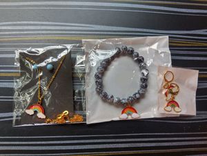 Cute Rainbow Jewelry Set