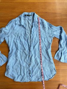Light Blue Linen Shirt