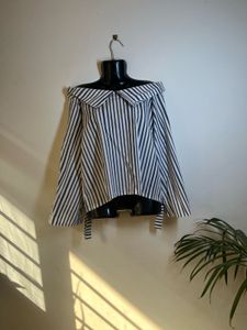Striped Off-Shoulder Top