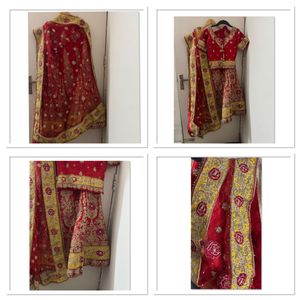 Royal Silk Bridal Lehenga Choli &amp; Heavy Dupatta