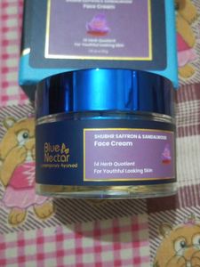 Blue Nectar Face Cream - Saffron &amp; Sandalwood