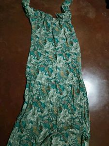 Beautiful Floral Print Maxi Dress