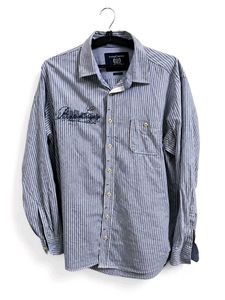 Men's Striped Button-Down Shirt