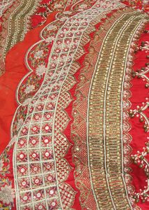 bride hand work lengha choli