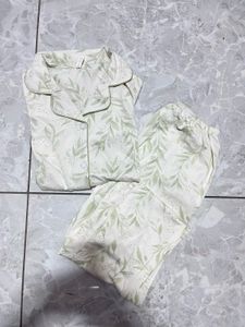 Women's Leaf Print Kurta Set