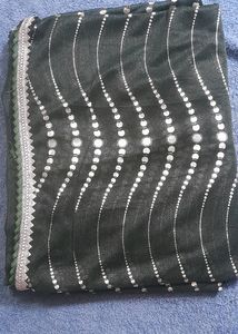 This is Dark Green With Silver Dots