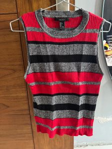 Forever 21 Striped Knit Top