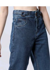 Trendy High-Waisted Wide Leg Jeans