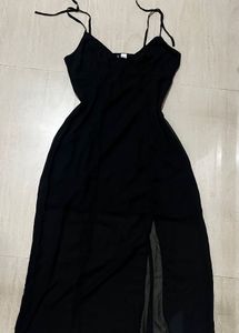 Chic Black Midi Dress