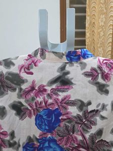 Floral Print Cropped Jacket