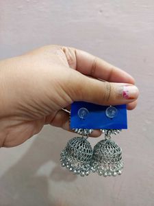 Exquisite Peacock Jhumka Earrings