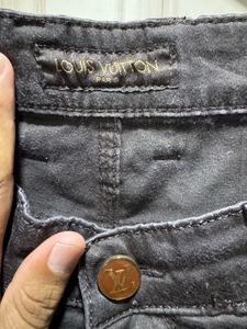 Louis Vuitton Coffee Brown Straight Fit Pants