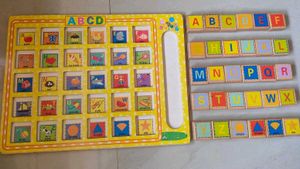 Wooden Alphabet & Picture Blocks