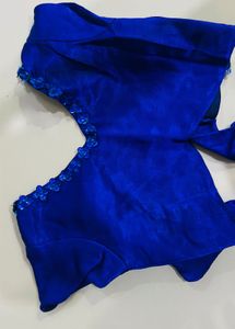 Royal Blue Blouse