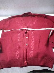 Red Colour Sweater
