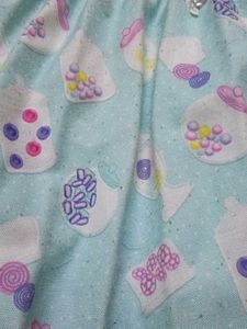 Cute Baby Blue Dress with Fun Print