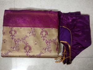 Elegant Saree and Blouse Set