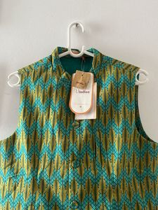 Sea green Nehru jacket, perfect for any occasion