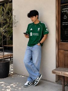 unisex Liverpool FC Green  T-Shirt