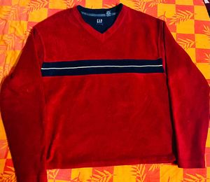 GAP Red Velvet Sweater(Sweat shirt)