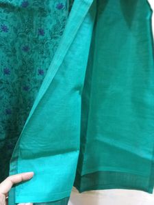 Beautiful Kurti Set With Embroidered Dupatta