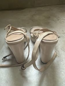 Stylish Nude Strappy Heels size 39