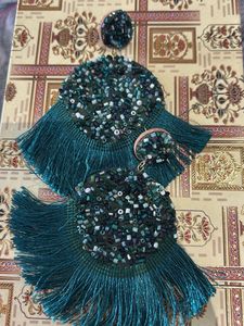 Beaded Tassel Earrings