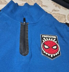 Spiderman Blue Polo T-Shirt