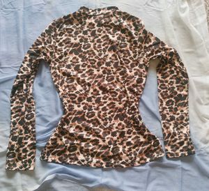 Pinteresty Aesthetic Leopard Print Top