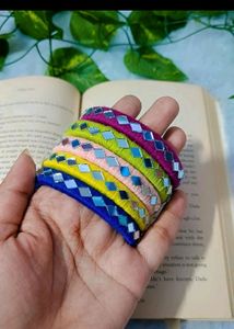 *Price Drop* Multicolour Bangles 💜💚