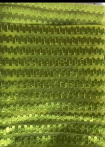 8 feet Pack of 6Stylish Green Striped Curtains