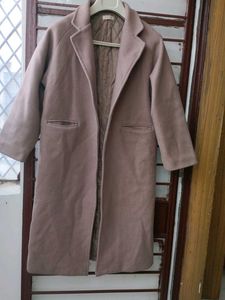 Elegant Brown Long Overcoat