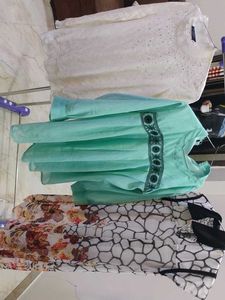 Elegant tops Set - Mint Green