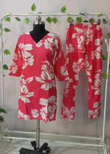 Vibrant Floral Print coord set