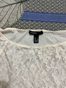 beige lace  top